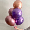 Metallic balloons photo