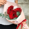 Bouquet of red gerberas photo