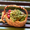 Осенняя фруктовая корзина фото