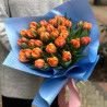 29 оранжевых пионовидных тюльпанов фото