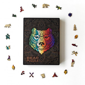 Wooden Puzzle "Bear" 250 pcs.