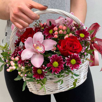 Flower Basket "Strawberry...