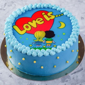 Cake "Love is..."