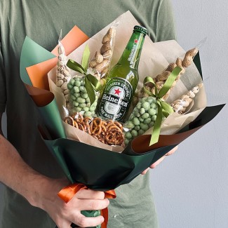 Bouquet with Beer and Nuts...