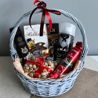 Basket "For a Real Man"