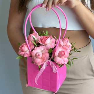 Handbag with Flowers...