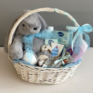 Gift Basket for Newborn Boy