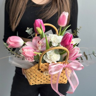 Basket of Flowers "Floral...