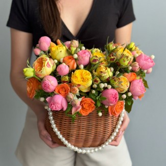 Flower Basket "Bridgerton"