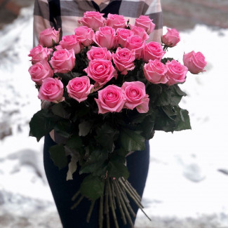 25 Pink Roses foto