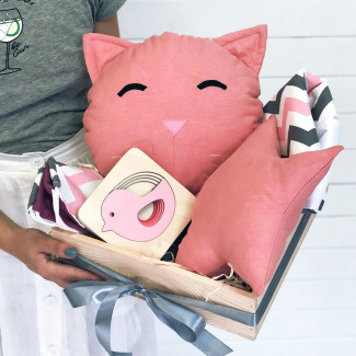 Kids' Gift Box "Pink Kitten"